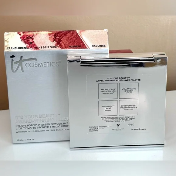 IT COSMETICS IT'S YOUR BEAUTY AWARD-WINNING MUST-HAVES PALETTE BRONZER, BLUSH + - Picture 2 of 6